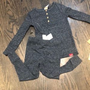NWT Levi’s blue sleep outfit 2T